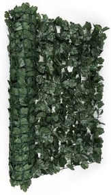 Blumfeldt Fency Ivy, frunze iedera de culoare verde inchis - gard de protecție împotriva vântului 300 x 150 cm