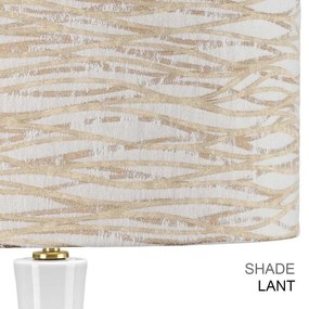 Lampă de masă Elstead MILO-AB-TL-LANT MILO 1xE27/60W/230V bej