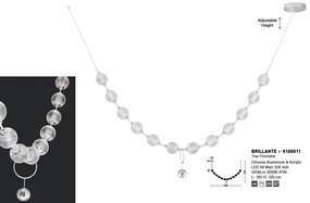 Lustra LED suspendata design decorativ BRILLANTE