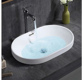 Lavoar Arleta alb ceramica sanitara - 59 cm