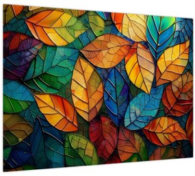 Tablou - Mozaic din frunze (70x50 cm)