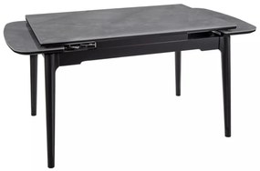 Masa extensibila Sento gri/negru L120-180xl80 cm