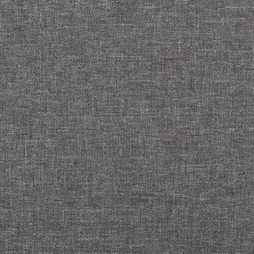Taburet, gri deschis, 60x60x39 cm, material textil Gri deschis
