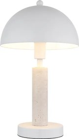 Globo 24868W - Lampă de masă JANIE 1xE14/40W/230V albă