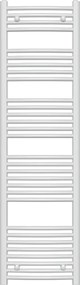 Novaservis - Radiator pentru baie tip scară, 648W/230V, 160x45 cm, alb, cu design rotunjit