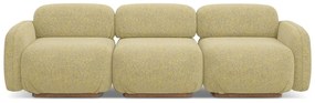 Canapea modulară galbenă 270 cm Ailani – Makamii