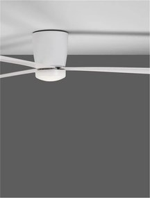 Ventilator de tavan cu telecomanda design modern DELL alb