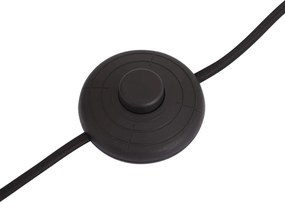 Lampă de podea din lemn vintage cu abajur din sfoară de hârtie maro 50/50/30 - Trepied Clasic
