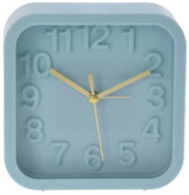 Ceas cu alarma, 13.2x5.2x13.2 cm, albastru