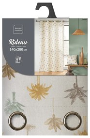 Draperie bej 140x280 cm Palmelia – douceur d'intérieur