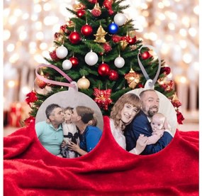 Glob cu poza pentru brad - decoratiuni de craciun