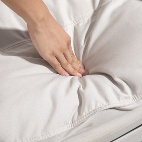 Vinsetto Scaun de birou cu funcție de masaj, Scaun de birou ergonomic cu funcție de rotație, înălțime reglabilă, din nailon, Crem | Aosom Romania