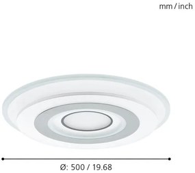 Plafonieră LED REDUCTA 3xLED/16W/230V Eglo 99399