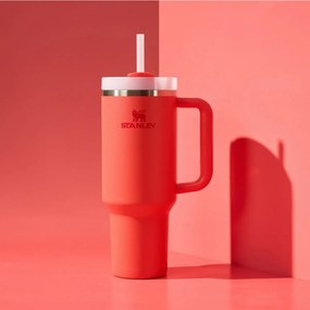 Cana termică Stanley Quencher H2.O FlowStateTumbler 1180 ml Hot Coral