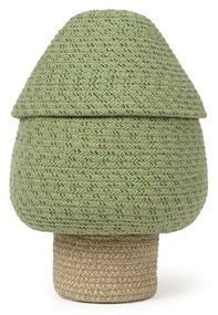 Coș de jucării pentru copii verde din material textil ø 25x36 cm Big Tree – Lorena Canals