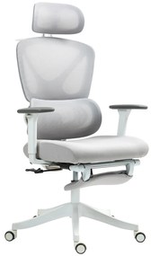 HOMCOM Fotoliu birou fauteuil de birou, înălțime reglabilă, spătar înclinabil, suport pentru cap rotativ, 71x70x119cm, negru | Aosom Romania