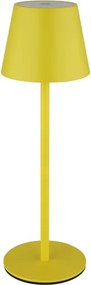 Globo 58488Y-LED Lampă de masă VANNIE, cu dimmer, tactilă, reîncărcabilă, pentru exterior, 3W/5V IP54 1800mAh, galbenă