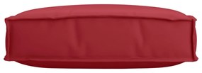 vidaXL Căptușeală de palet pentru scaun roșu vin 60x60x12 cm, țesătură Oxford