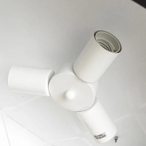 Lustră pe cablu REUS, 3x E27, 40W, 230V, Ø 47 cm, negru