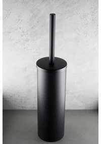 Deante ADR_N712 - Perie WC cu suport ROUND, neagră