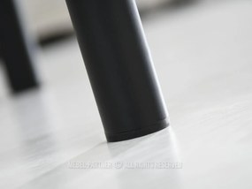 Măsuță de cafea Lamka (marmură neagră + negru). 1111647