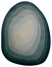 Covor albastru din lână 160x230 cm Puddle Ombre Wool – Flair Rugs