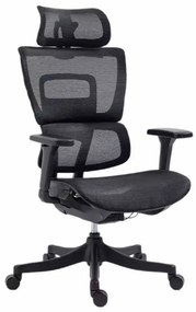 Scaun de birou Caricia, negru