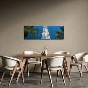 Tablou - Burj Khalifa (cu ceas) (90x30 cm)
