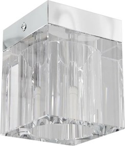 Open Design OR81039 - Spot CUBO 1xG9/8W/230V sticlă transparentă/crom lucios