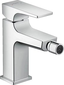 Baterie bideu Hansgrohe Metropol cu ventil Push-Open crom
