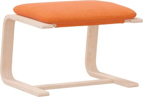 vidaXL Taburet, galben închis, 51x41x40 cm, material textil