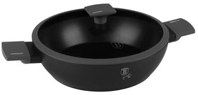 Cratiță cu capac 28 cm, 3.8L – Berlinger Haus Anthracite Collection BH 8128, cu strat antiaderent titan, design modern, gri antracit
