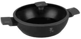 Cratiță cu capac 28 cm, 3.8L – Berlinger Haus Anthracite Collection BH 8128, cu strat antiaderent titan, design modern, gri antracit