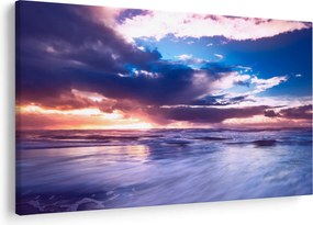 Tablou - Apus de soare la mare (90x60 cm)