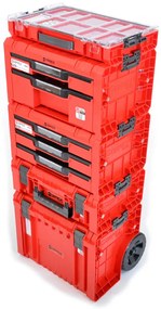 QBRICK SYSTEM PRO Cart 2.0 Red Ultra HD - Cutie de scule cu roți