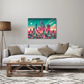 Tablou – Metropolă în stil pop-art (70x50 cm)