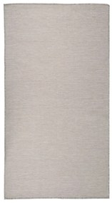 vidaXL Covor de exterior, gri taupe, 80x150 cm, țesătură plată