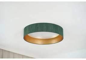 Brilagi - Plafonieră LED BOSTON ROLLER 24W/230V, Ø 45 cm, verde/auriu