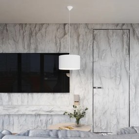 Lustră pe cablu Sollux SL.1403 NOVA 1xE27/15W/230V d. 30 cm alb