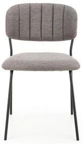 Scaun de bucaterie Zalar, gri/negru