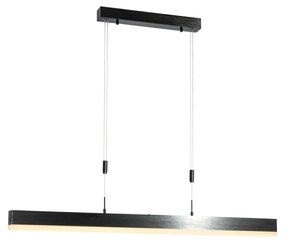 Lampă Pandantiv Negru Reglabilă 150cm cu LED Dimmable Integrat - Lamba