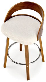 Scaun de bar H110 crem/nuc