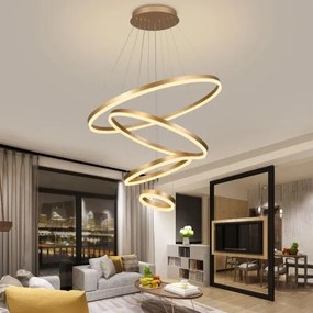 Lustră LED dimabilă pe cablu LED/165W/230V 3000-6500K + telecomandă