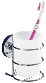 Recipient pentru periuțe de dinți MILAZZO, Vacuum-Loc - oțel cromat, WENKO