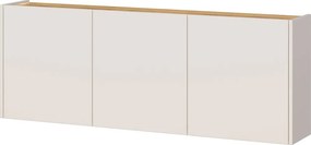 Dulap crem cu aspect de lemn de stejar suspendat 138x52x25 cm Libbiano – Germania