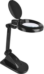 LED lampă de birou cu lupă LED/6W/230V 6500K neagră