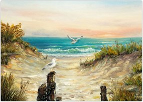 Tablou - Plaja cu nisip (70x50 cm)