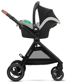 Cărucior de copii combinat 3 în 1 KINDERKRAFT ESME Moonlight grey + scaun auto MINK PRO