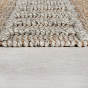 Covor gri deschis/în culoare naturală 120x170 cm Medina – Flair Rugs