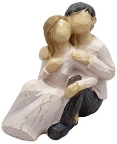 Statueta cuplu indragostiti TENDERNESS, 10x9.5cm